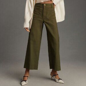 Maeve Colette Cropped Wide-Leg Pants (26)